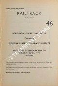 Book cover of Periodical Operating Notice containing General Instructions and Notices, Saturday 7 February 1998 to Friday, 3 April 1998 by Railtrack Southern